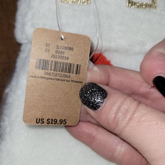 Victoria’s Secret Pink 16" Fleece Christmas Stocking Holiday 2022 Limited NEW - Picture 6 of 6